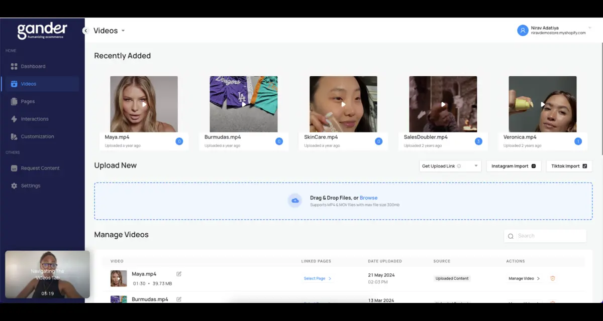 Go Gander Io Video Commerce Platform